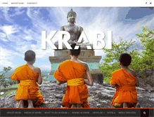 Tablet Screenshot of krabi-magazine.com